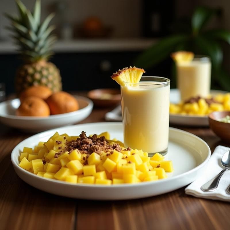 Batido de Camu Camu y Piña con Leche de Coco: Bebida Amazónica Alta en Vitamina C