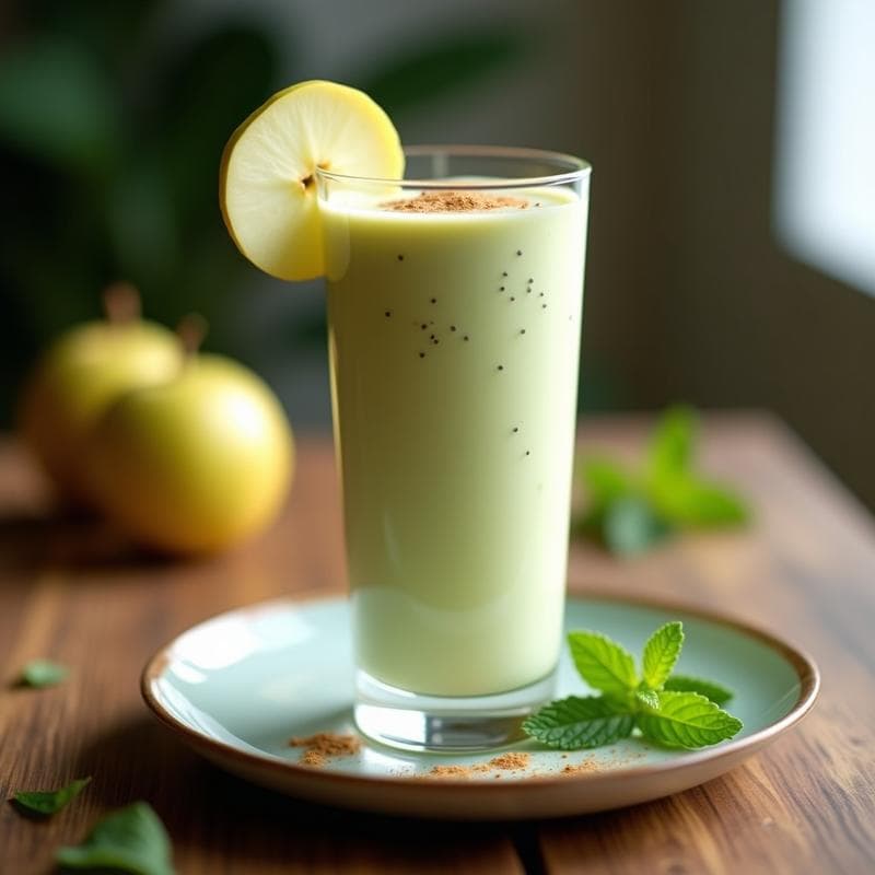 Batido de Chirimoya y Leche de Almendras: Bebida Escudilla Sin Lácteos en 5 Minutos