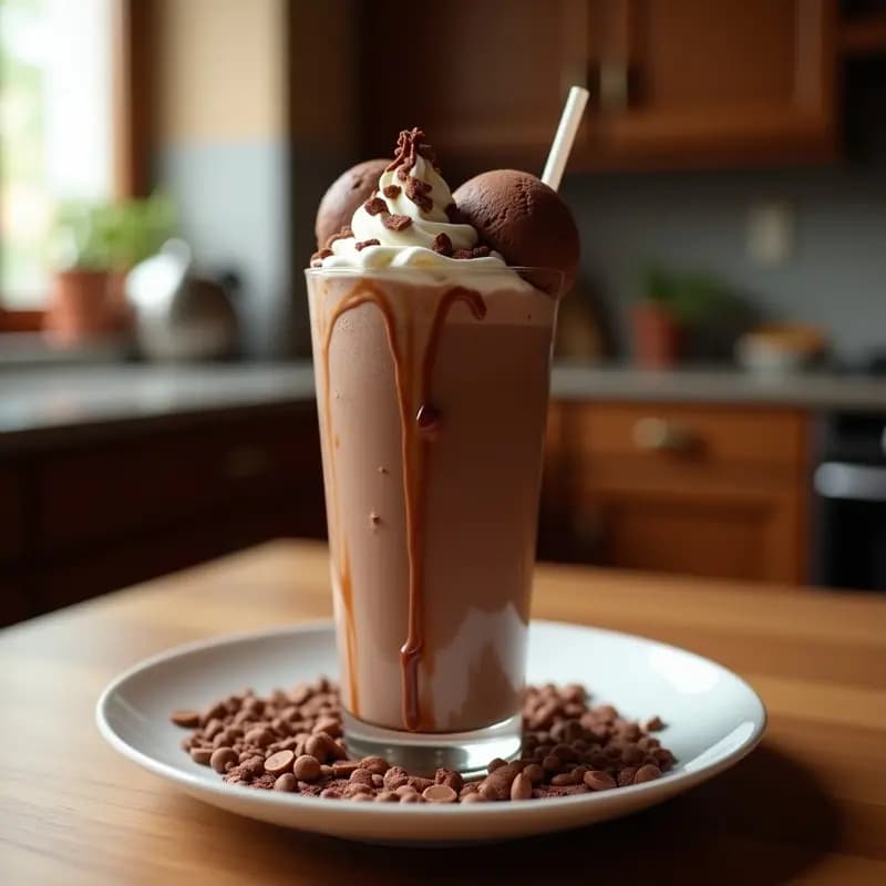 Batido de Chocolate con Helado de Nocilla y Barritas Kit Kat: La Tentación que No Podrás Rechazar
