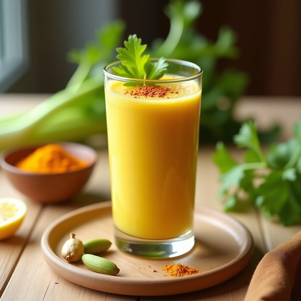 Batido de Cúrcuma y Pimienta Rosa: Bebida Ayurvédica Desintoxicante para el Hígado