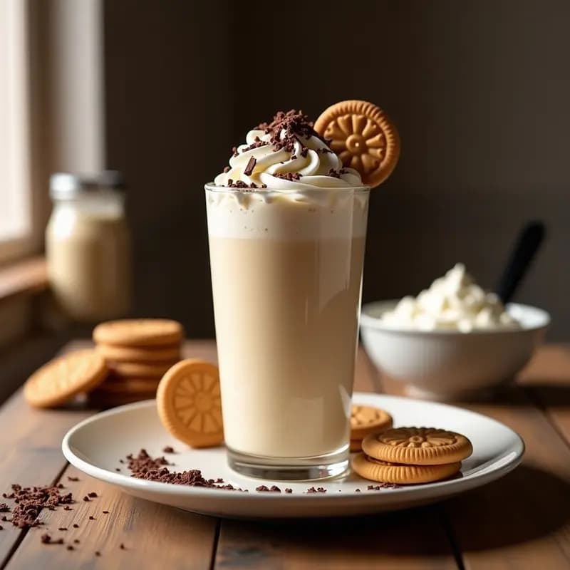 Batido de Galletas María, Leche Merengada y Nata Montada: El Desayuno o Merienda Más Indulgente