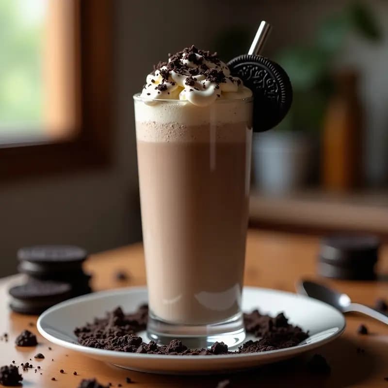 Batido de Galletas Oreo con Helado de Vainilla y Leche Condensada: Bomba Calórica Definitiva