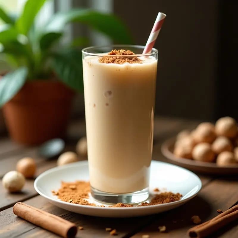 Batido de Lucuma y Avellanas: Bebida Peruana Energética y Alta en Fibra