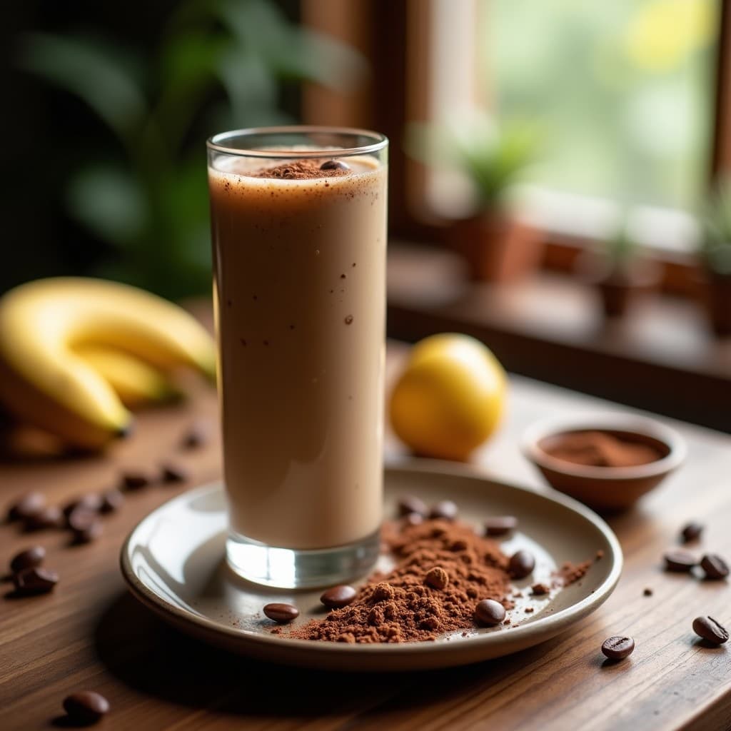 Batido de lucuma, cacao criollo y semillas de sacha inchi: Desayuno Andino Superalimento