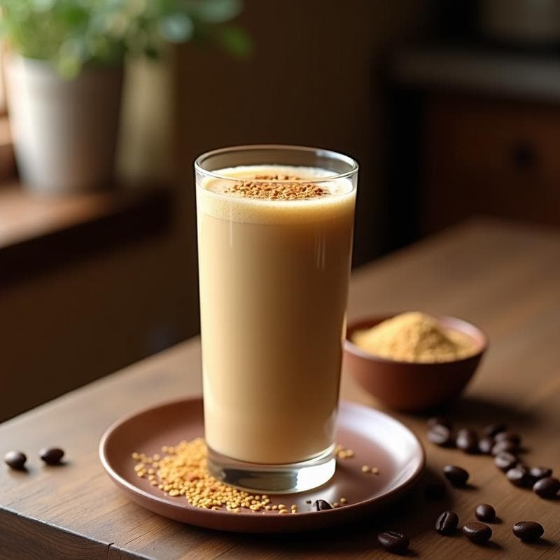 Batido de Lucuma y Café: Bebida Energizante Peruana con Toque Dulce Natural