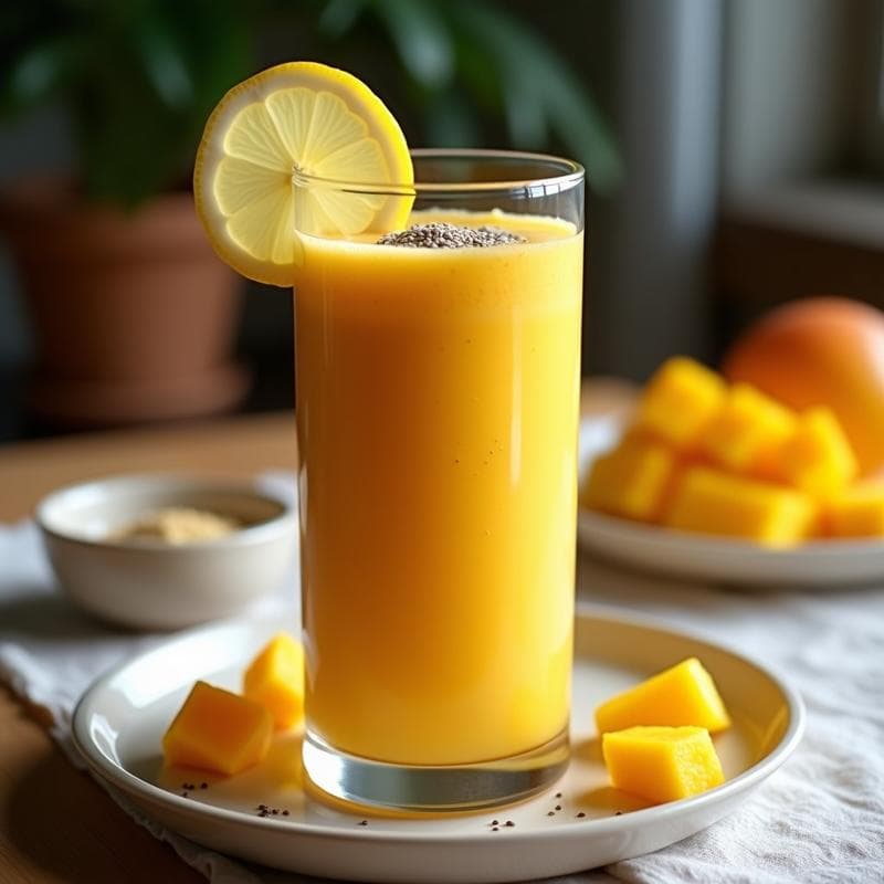 Batido de Mango y Polvo de Baobab: Bebida Africana Energizante y Detox