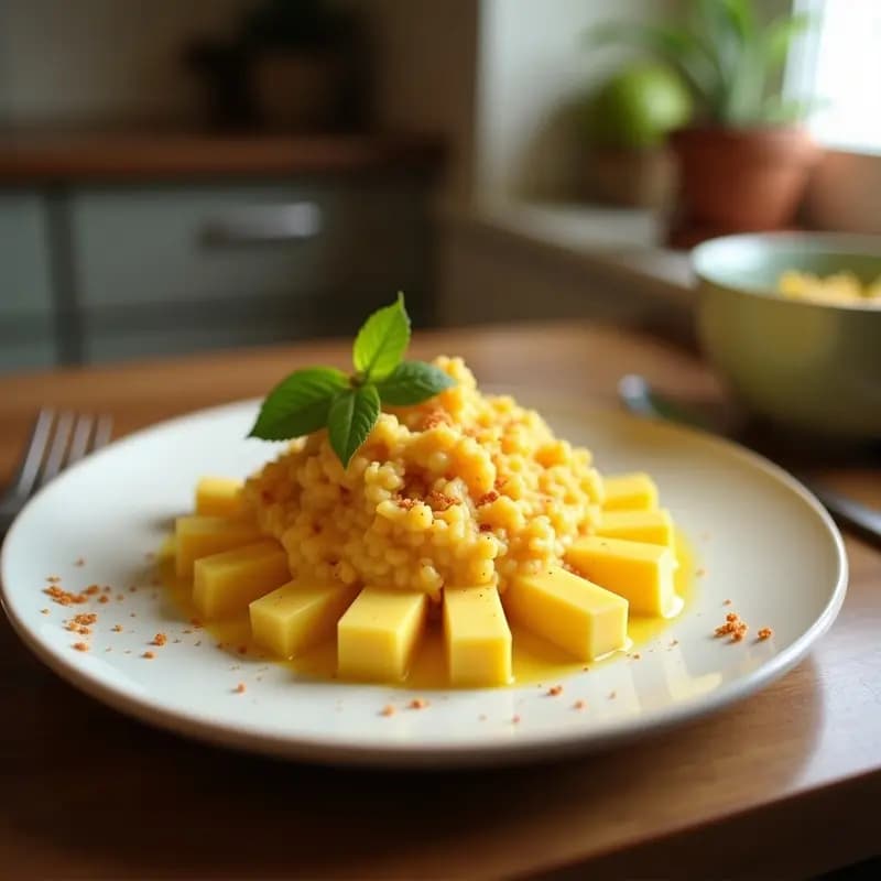 Batido de Mango y Chía: Bebida Colombiana Vegana con Toque de Limón