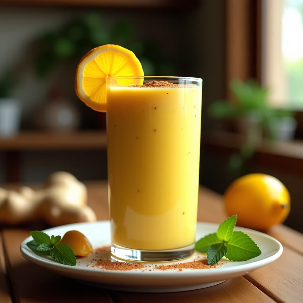 Batido de Maracuyá y Leche de Soja con Jengibre: Bebida Venezolana Energizante en 5 Minutos