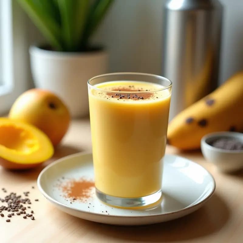 Batido de Marula y Plátano Macho: Bebida Africana Energética y Cremosa