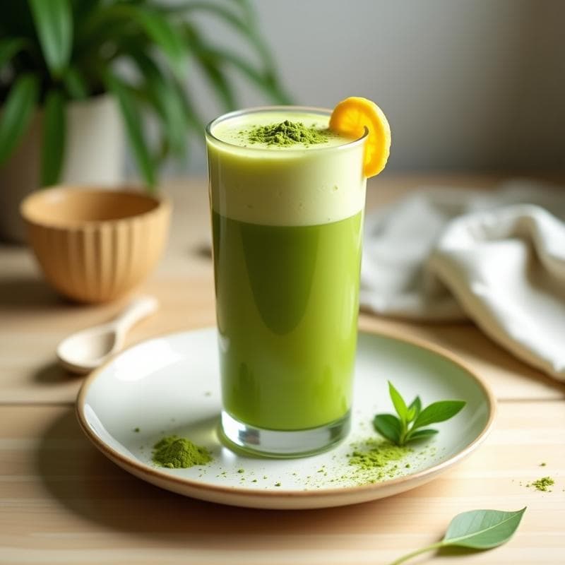 Batido de Matcha y Leche de Cúrcuma: Bebida Japonesa Antiestrés y Antiinflamatoria