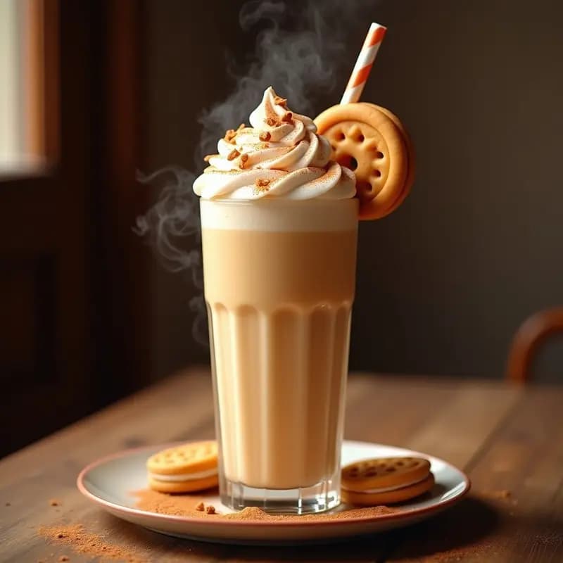 Batido Monster de Churros, Leche Condensada y Canela: Bebida Hipercalórica para Días de Cheat Meal