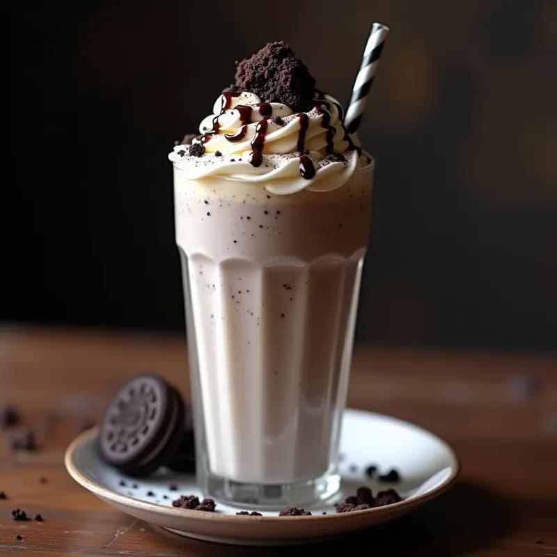Batido de Galletas Oreo con Helado de Vainilla y Topping de Brownie Caliente: Receta Ultraindulgente para Post-Entreno