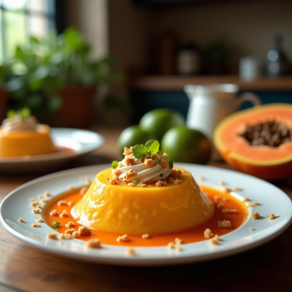 Batido de Papaya y Chía: Bebida Tropical con Toque de Jengibre y Lima