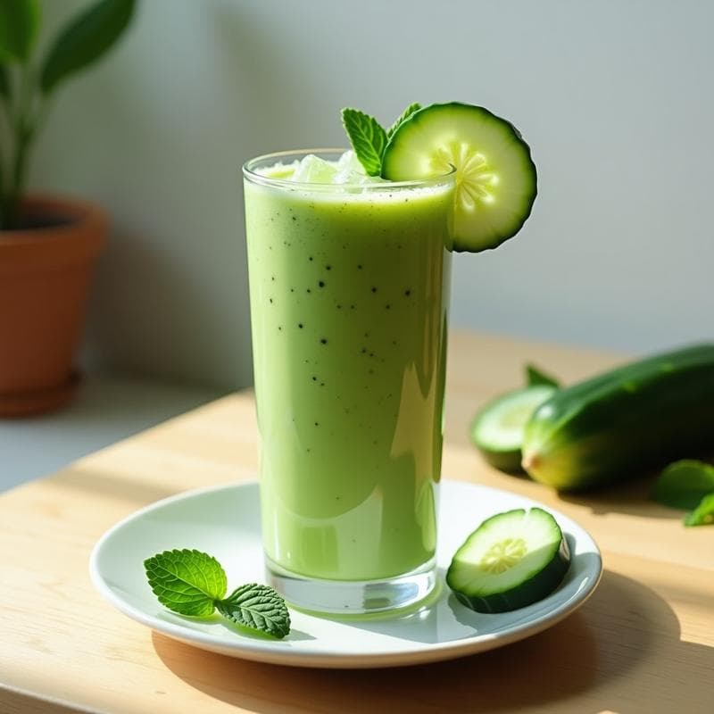 Batido de Pepino Salado y Alpiste: Bebida Desintoxicante con Toque Ácido y Diurético