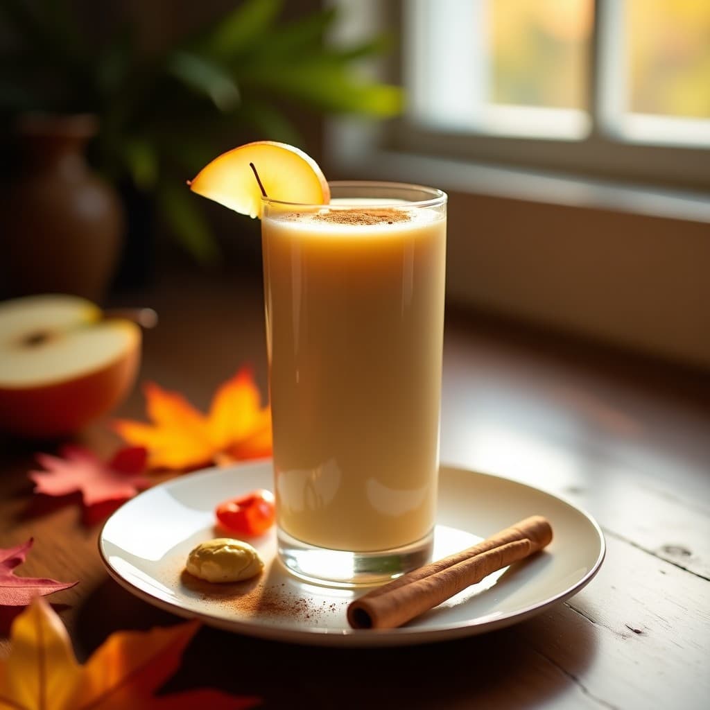 Batido de Pera y Canela con Jengibre Fresco: Bebida Otoñal Detox y Sin Lácteos