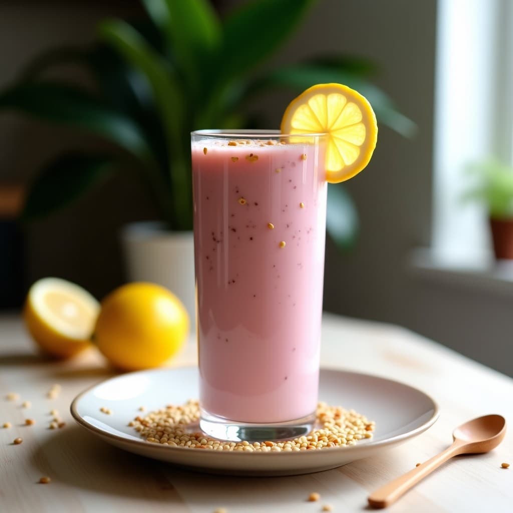 Batido de Pitahaya y Moringa con Leche de Cáñamo: Bebida Detox y Antioxidante
