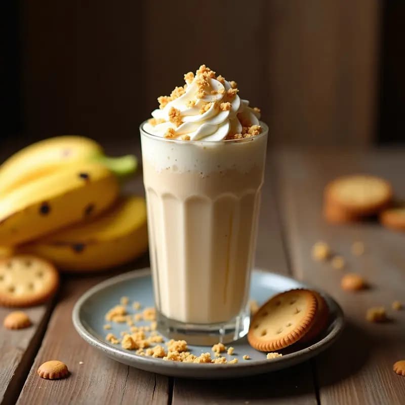 Batido de Plátano, Leche Condensada y Galletas Digestive: Merienda Energética y Adictiva