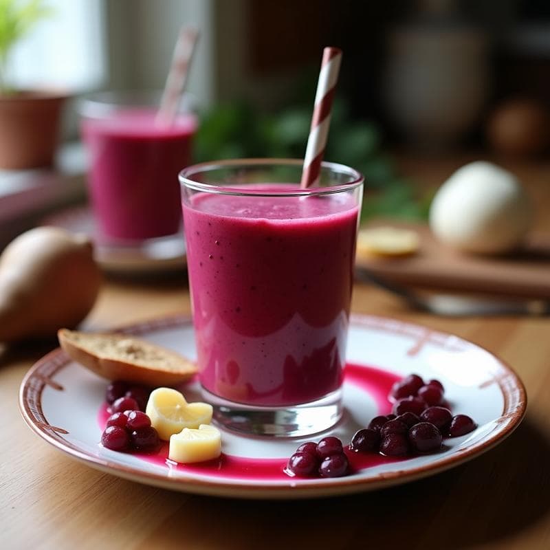 Batido de Remolacha, Jengibre y Leche de Coco: Bebida Antinflamatoria y Depurativa en 5 Minutos