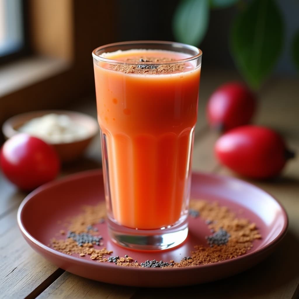 Batido de Tamarillo y Avena: Bebida Chilena Energética y Alta en Fibra