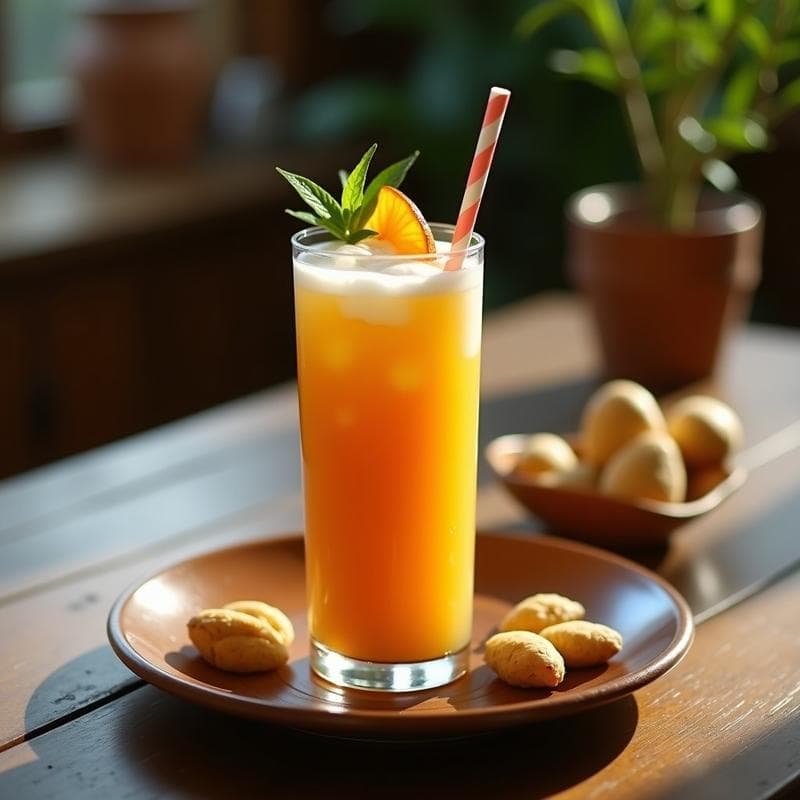Batido de Tamarindo y Jengibre con Agua de Coco: Bebida Desintóxica y Energizante