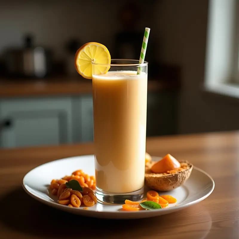 Batido de Tamarindo y Leche de Coco: Bebida refrescante y Rica en Electrolitos