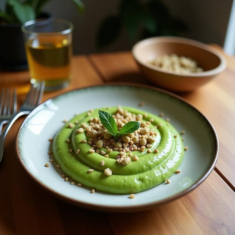 Batido Verde de Espirulina y Piña con Semillas de Chía: Bebida Detox en 5 Minutos