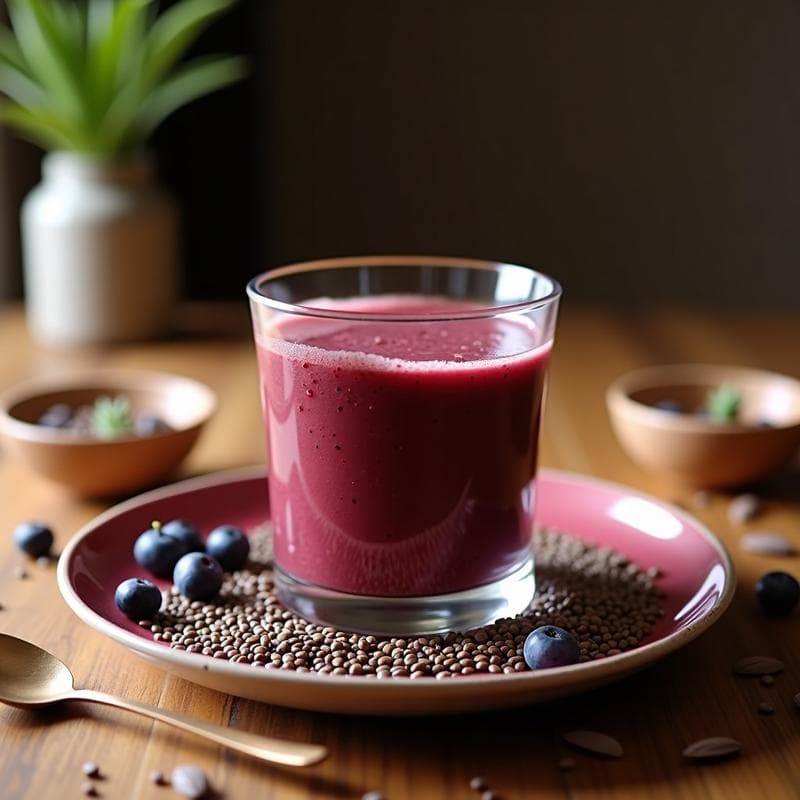 Bebida de Açaí y Guaraná con Semillas de Chía: Energizante Brasileras Sin Azúcar