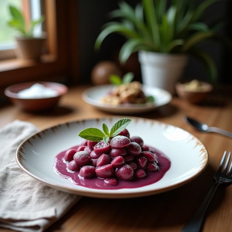 Bebida de Açaí y Guaraná con Leche de Coco: Energizante Brasileño Sin Azúcar