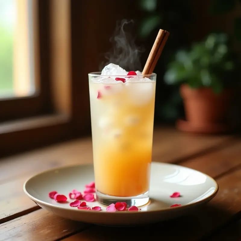 Bebida de Agua de Horchata con Cardamomo y Rosa Mosqueta: Infusión Mexicana Antiaging
