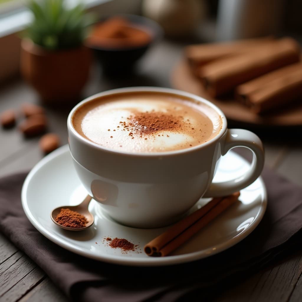 Bebida de Almond Milk, Cacao y Cardamomo: Latte Vegano y Antioxidante en 5 Minutos