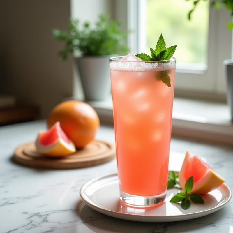Bebida de Aloe Vera y Pomelo Rosa: Refresco Digestivo Sin Azúcar