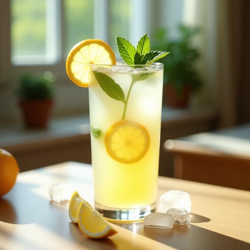 Bebida de Amasake y Limón: Infusión Japonesa Probiótica y Refrescante