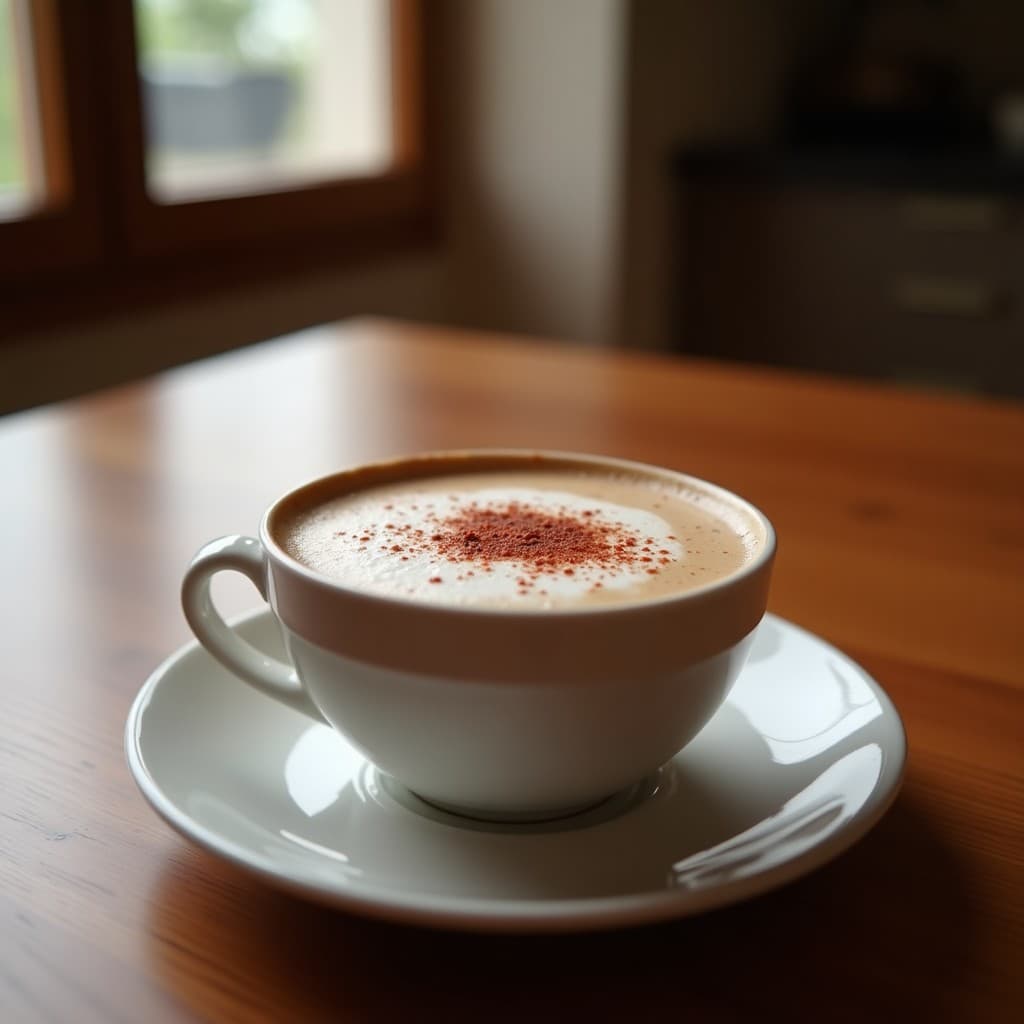 Bebida de Avena y Cacao con Canela y Pimienta Rosa: Latte Vegano Reconfortante