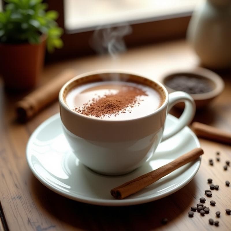 Bebida de Avena y Cacao con Pimienta de Cayena: Latte Energético Detox en 5 Minutos