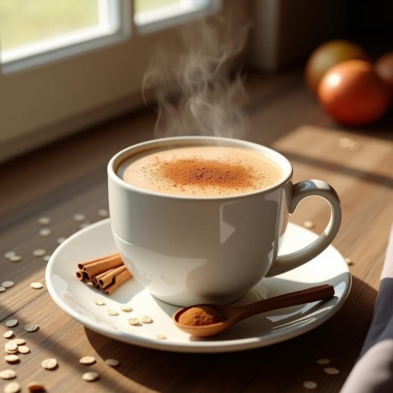 Bebida de Avena y Canela con Maca: Desayuno Energético y Sin Lactosa para Empezar el Día