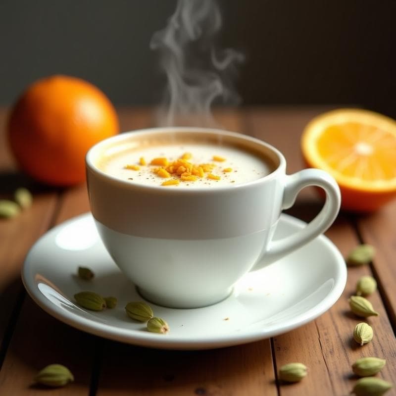 Bebida de Avena y Cardamomo: Latte Vegano Espumoso para las Mañanas Energéticas
