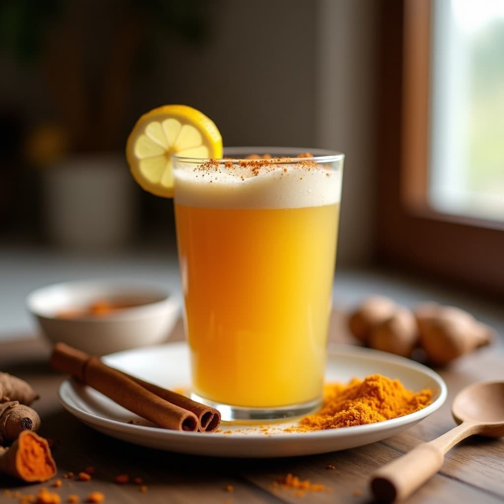 Bebida de Avena Fermentada con Canela y Cúrcuma: Tónic Ayurvédico Sin Lactosa
