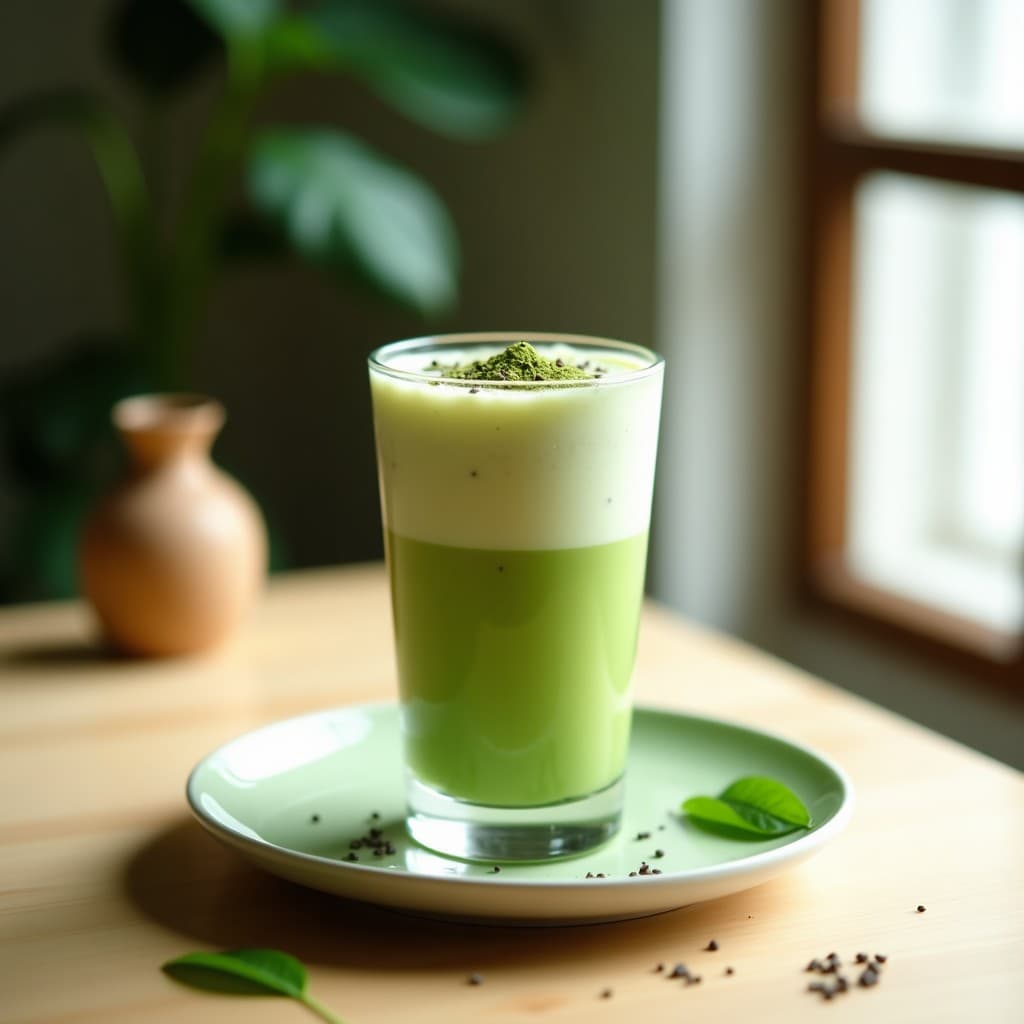 Bebida de Avena y Matcha: Receta Vegana Alta en Energía para el Desayuno