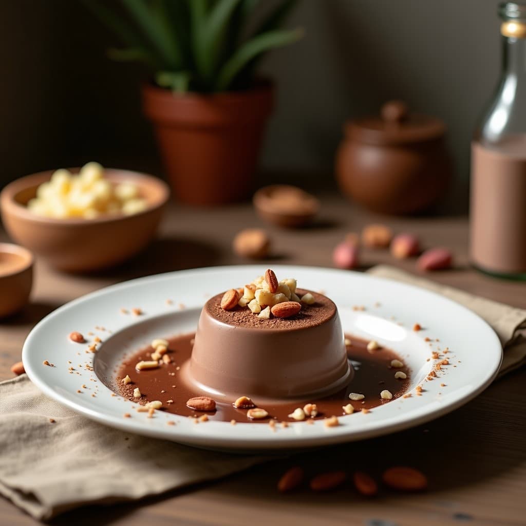 Bebida de Cacao y Avena con Especias: Batido Vegano para Desayuno Nutritivo
