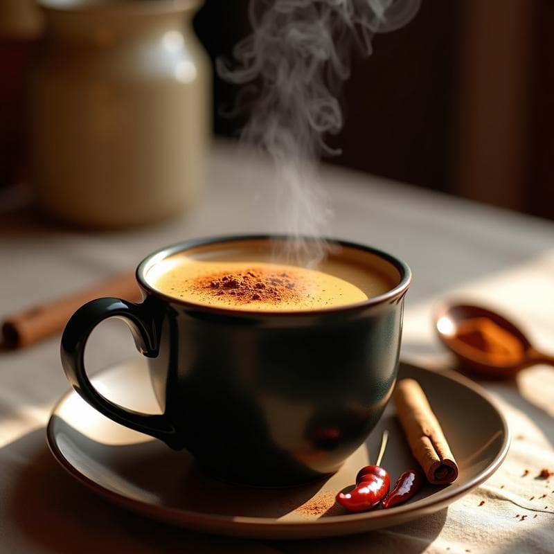 Bebida de Cacao y Chile con Leche de Avena: Golden Milk Mexicano Sin Lactosa