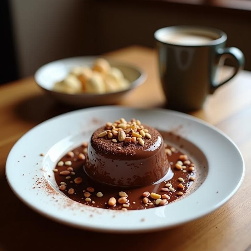 Bebida de Cacao con Especias y Leche de Avellana: Chocolate Caliente Vegano y Sin Azúcar