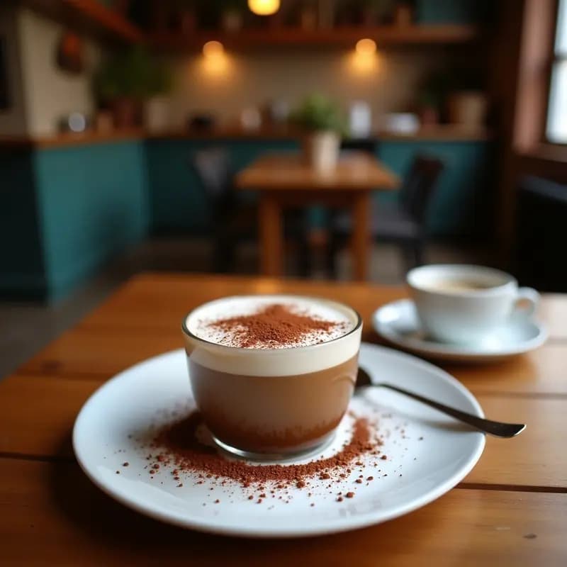 Bebida de Cacao Puro con Especias y Miel de Agave: Latte Azteca Sin Lactosa para el Desayuno
