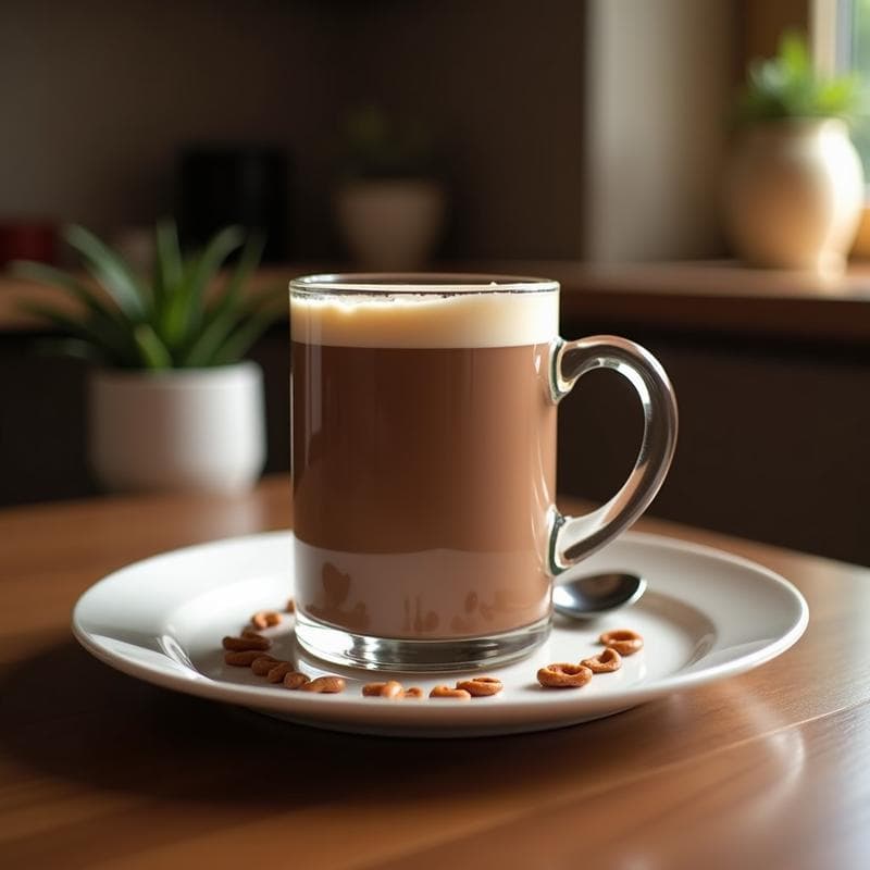 Bebida de Cacao Puro con Leche de Avena y Canela: Receta Keto Caliente Sin Lactosa