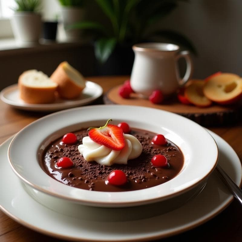 Bebida de Cacao Puro con Pimienta Rosa y Vainilla: Chocolate Caliente Keto