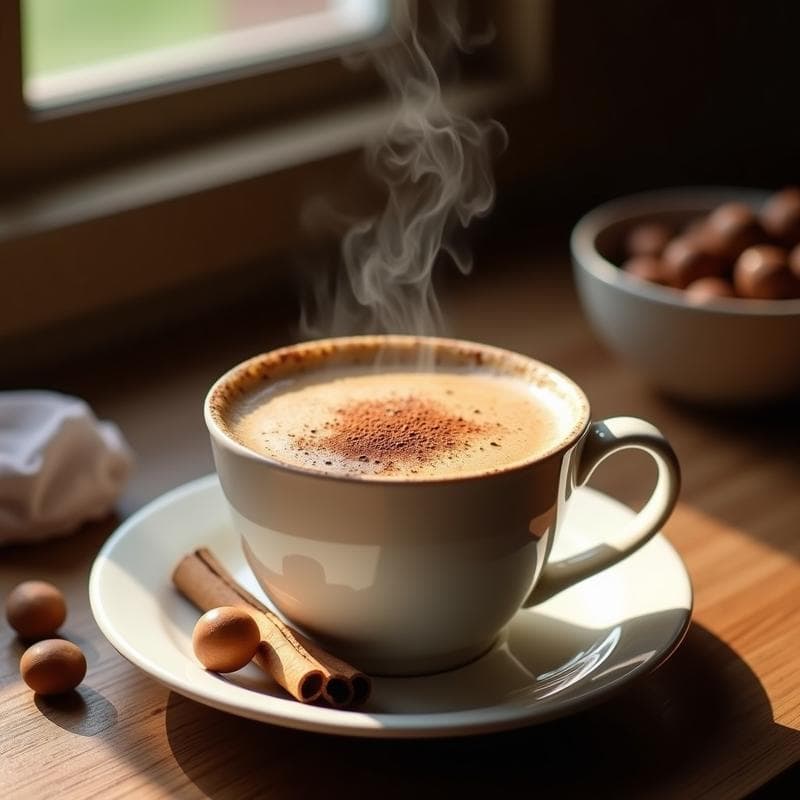 Bebida de Café de Achicoria con Leche de Avellanas: Alternativa Vegana al café en 3 Minutos