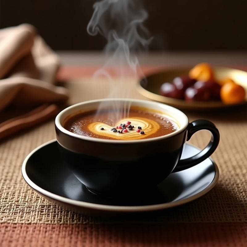 Bebida de Café Arabica con Especias Beduitas y Miel de Dátiles: Receta Árabe Energizante
