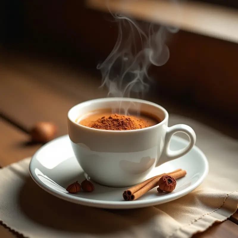 Bebida de Café con Canela y Cardamomo: Receta Turca Tradicional para Energía Sostenida
