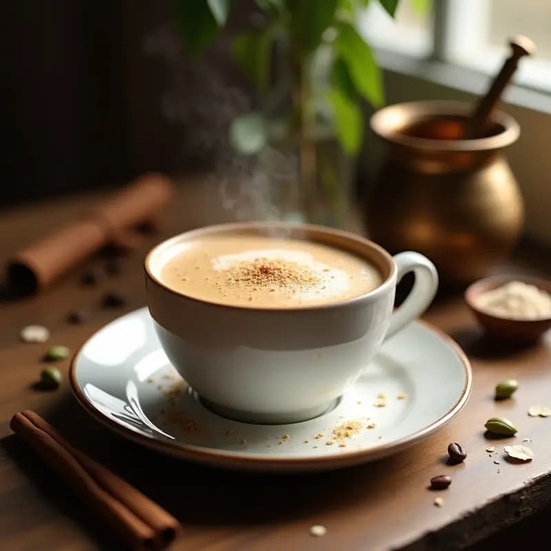 Bebida de Café con Especias y Leche de Avena: Receta Turca Keto para Empezar el Día