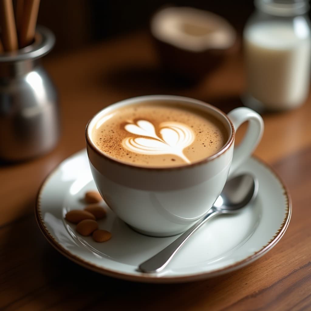 Bebida de Café con Especias y Leche de Coco: Latte Keto Antiinflamatorio en 5 Minutos