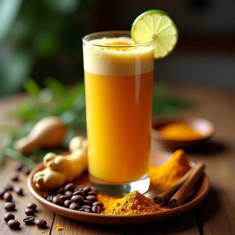 Bebida de Café con Especias y Leche de Tigre: Receta Energética y Digestionable